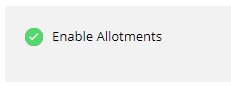 Allotment Settings in Project Insight for measuring recommended allocation by project.